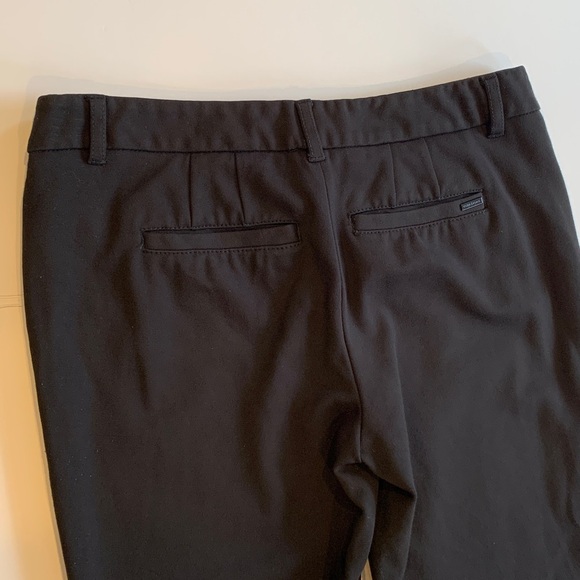 White House Black Market Women’s Size 4P 4 Petite Cropped Black Stretch Trousers - Picture 3 of 8